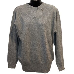 𝅺hauber grey wool sweater size 8
